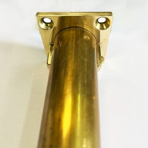 Brass Heavy Duty Square Backplate Open End Flange